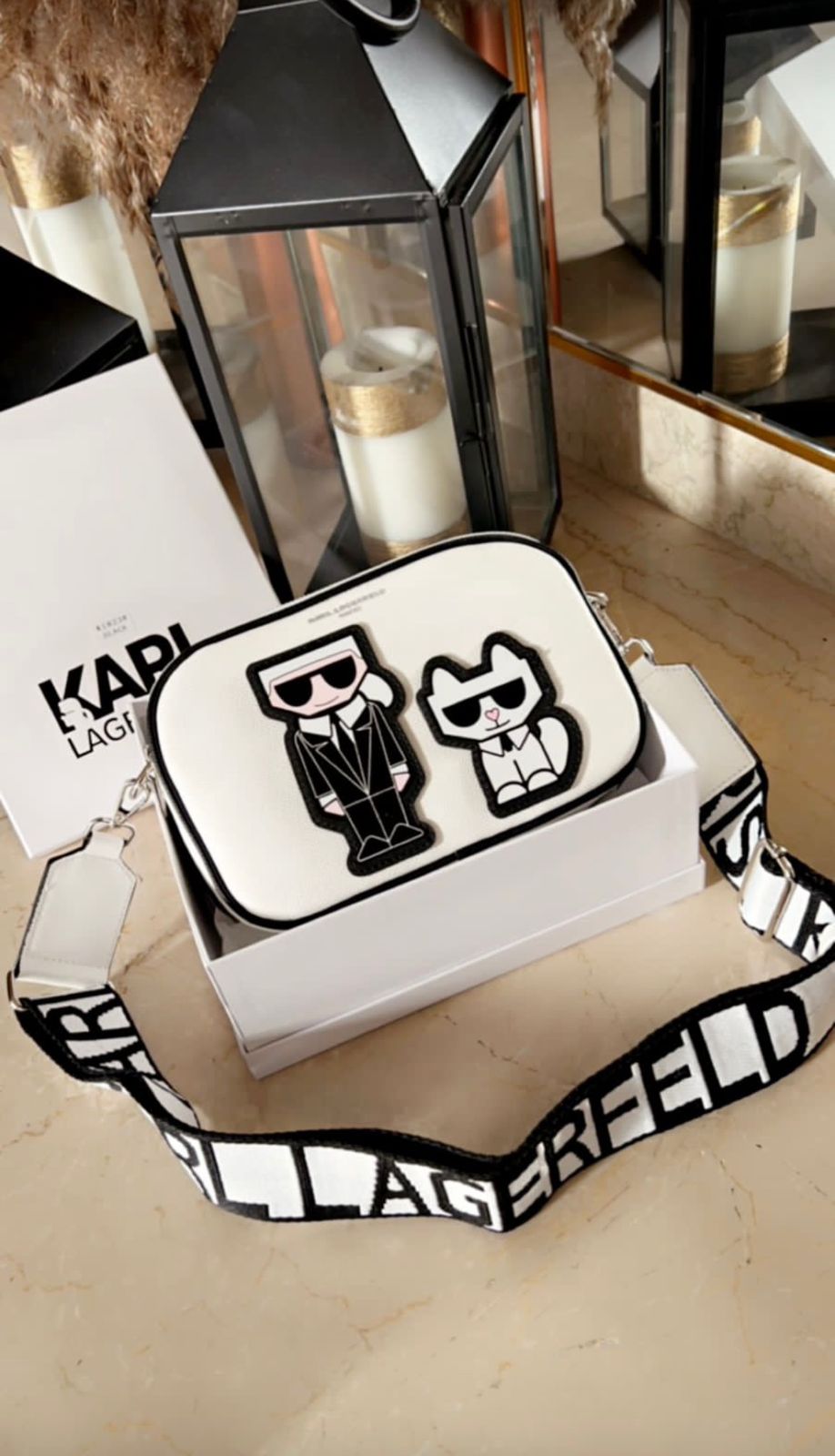 Karl Lagerfeld Camera Sling Bag
