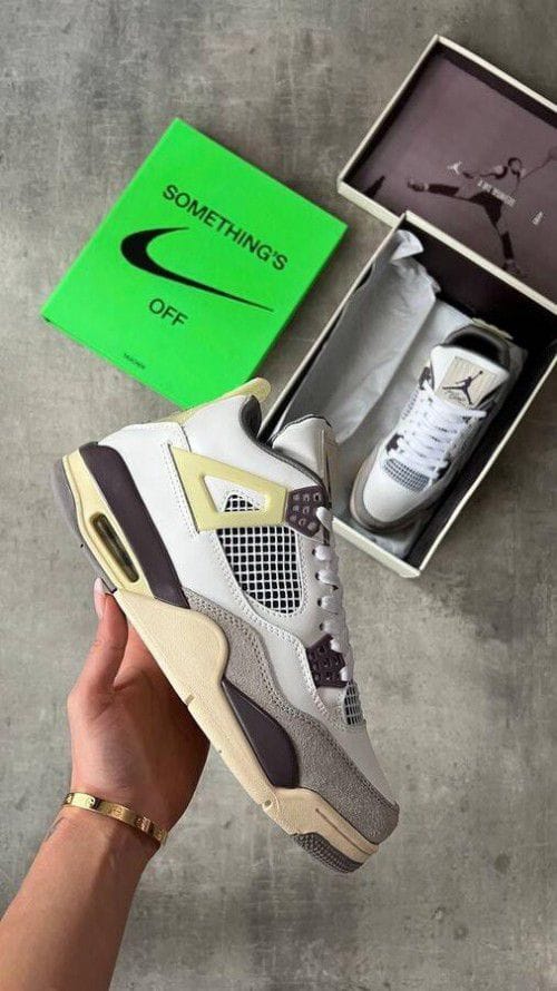 Nike Retro 4 Green Thunder Sneakers