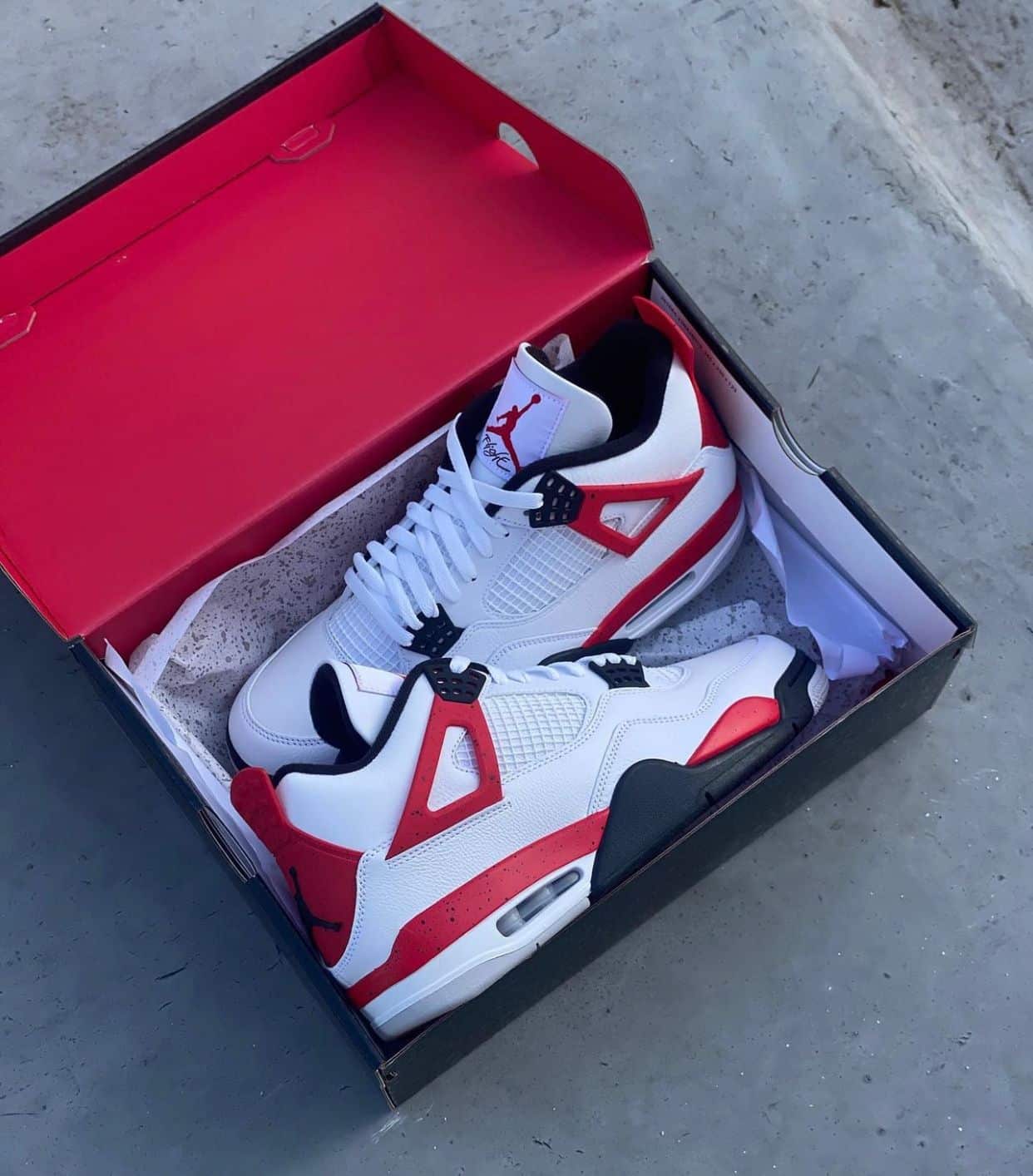 Nike Retro 4 Cement Sneakers