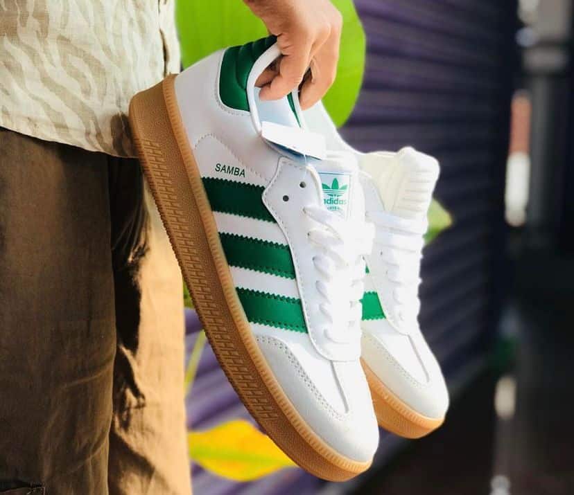 Adidas Samba XLG Cloud Green Sneakers