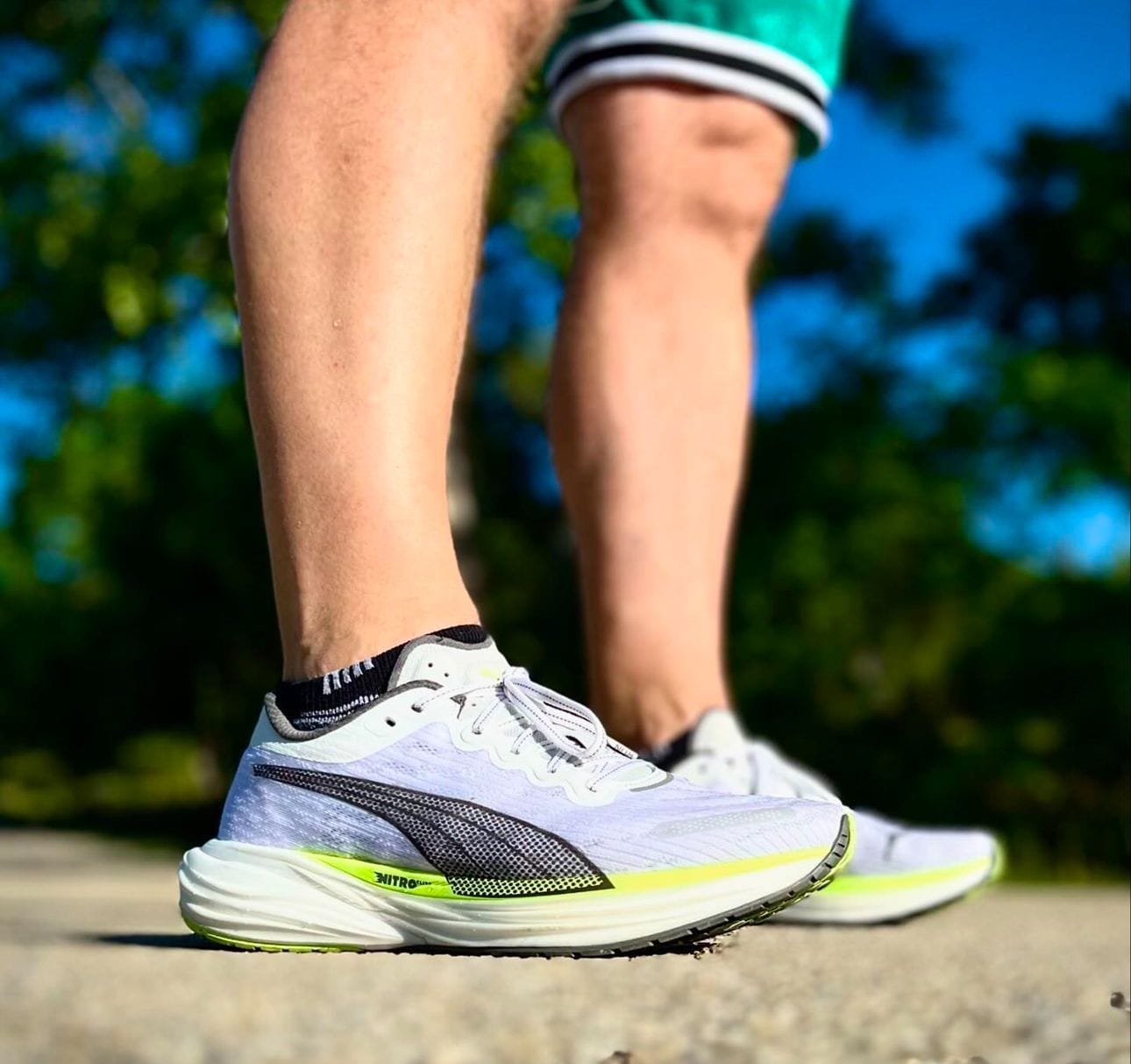 Puma Deviate Nitro 2 White Running Shoes