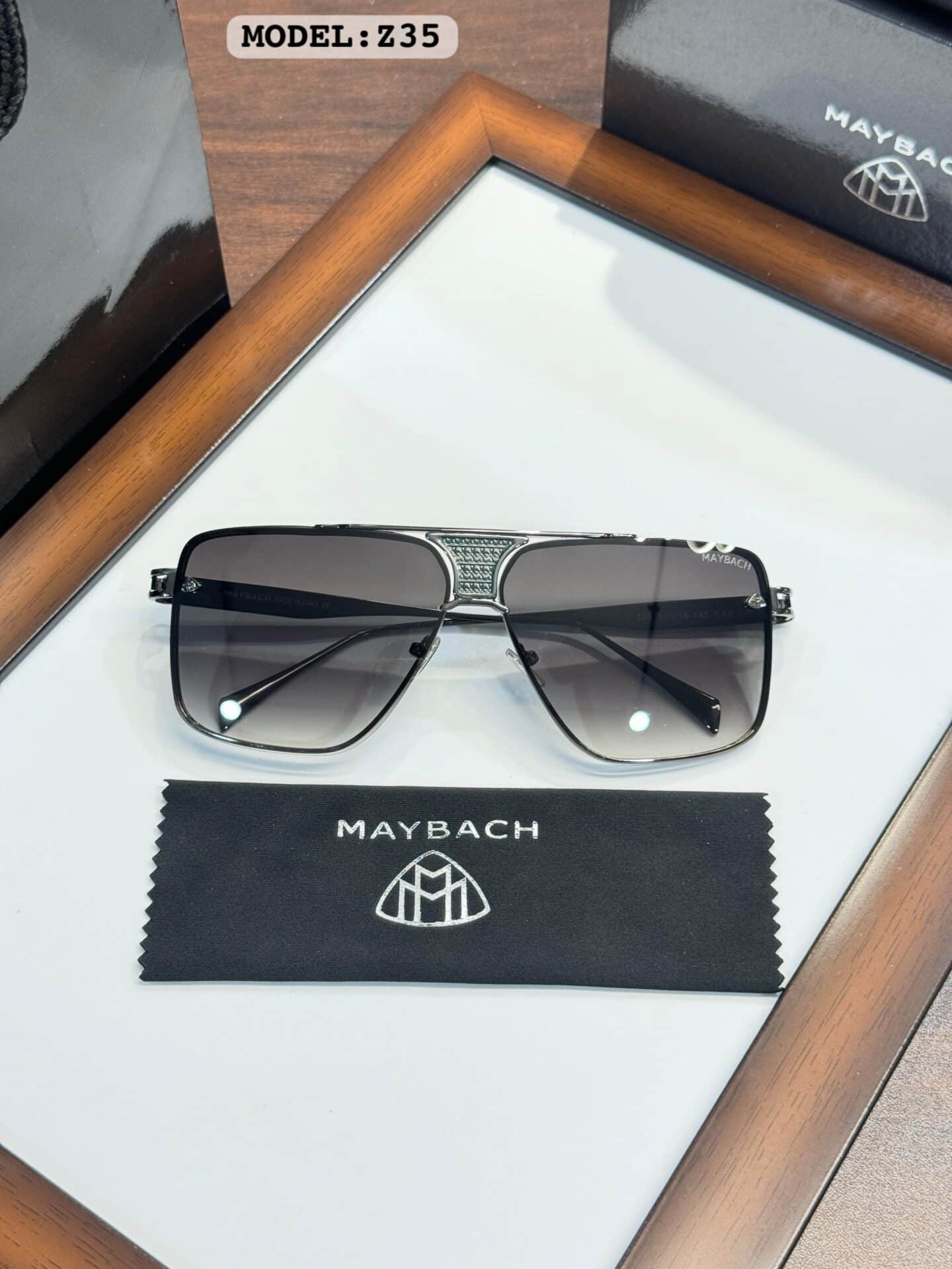 Maybach Z35 Gun Green Sunglasses
