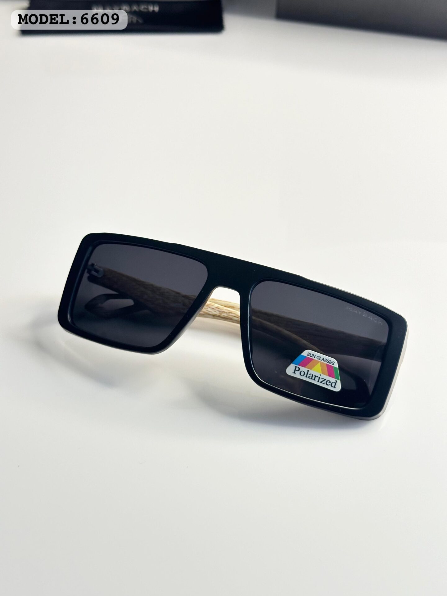 Maybach 6609 Wood Black Sunglasses