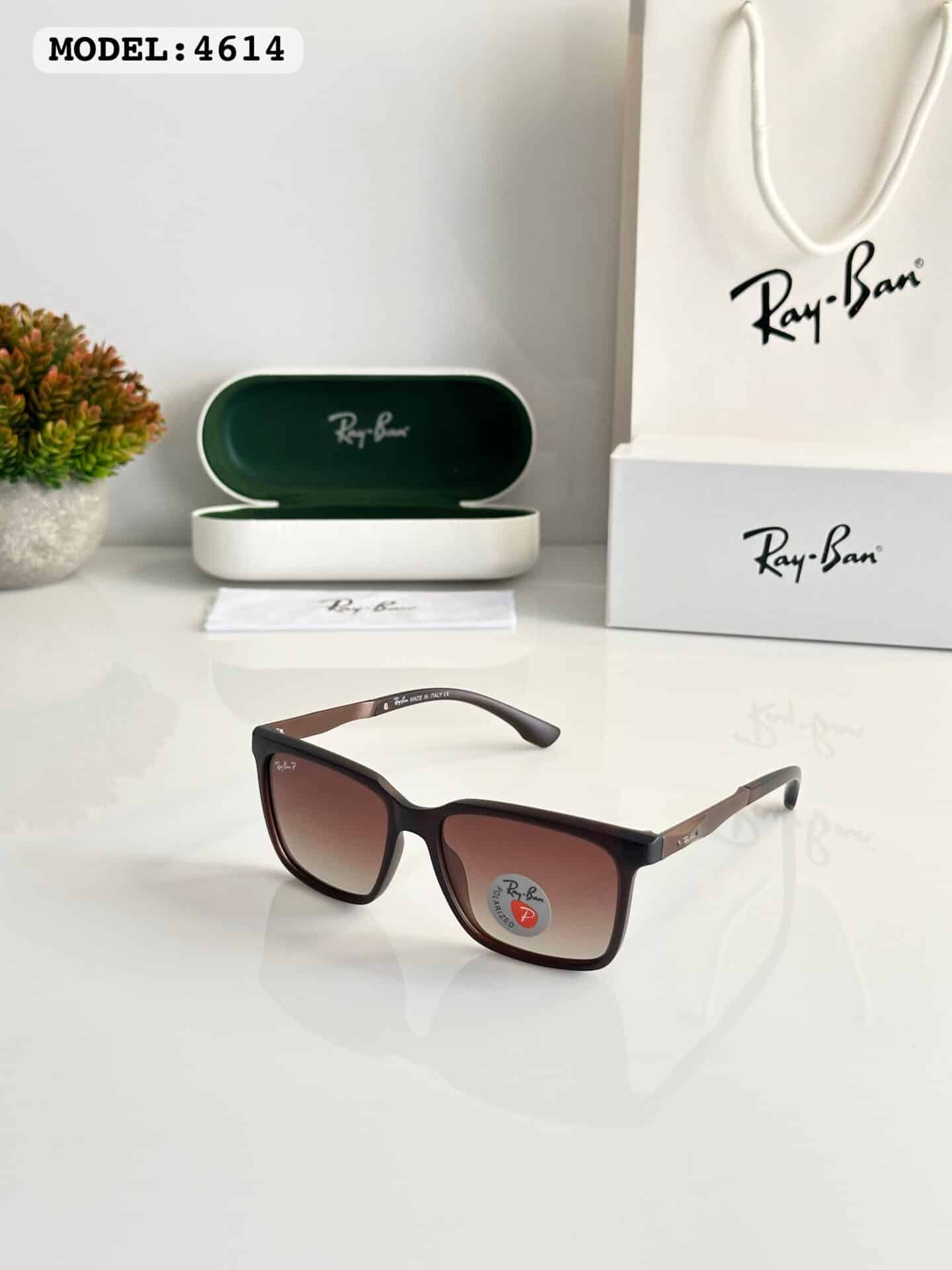 Rayban 4614 Brown Sunglasses