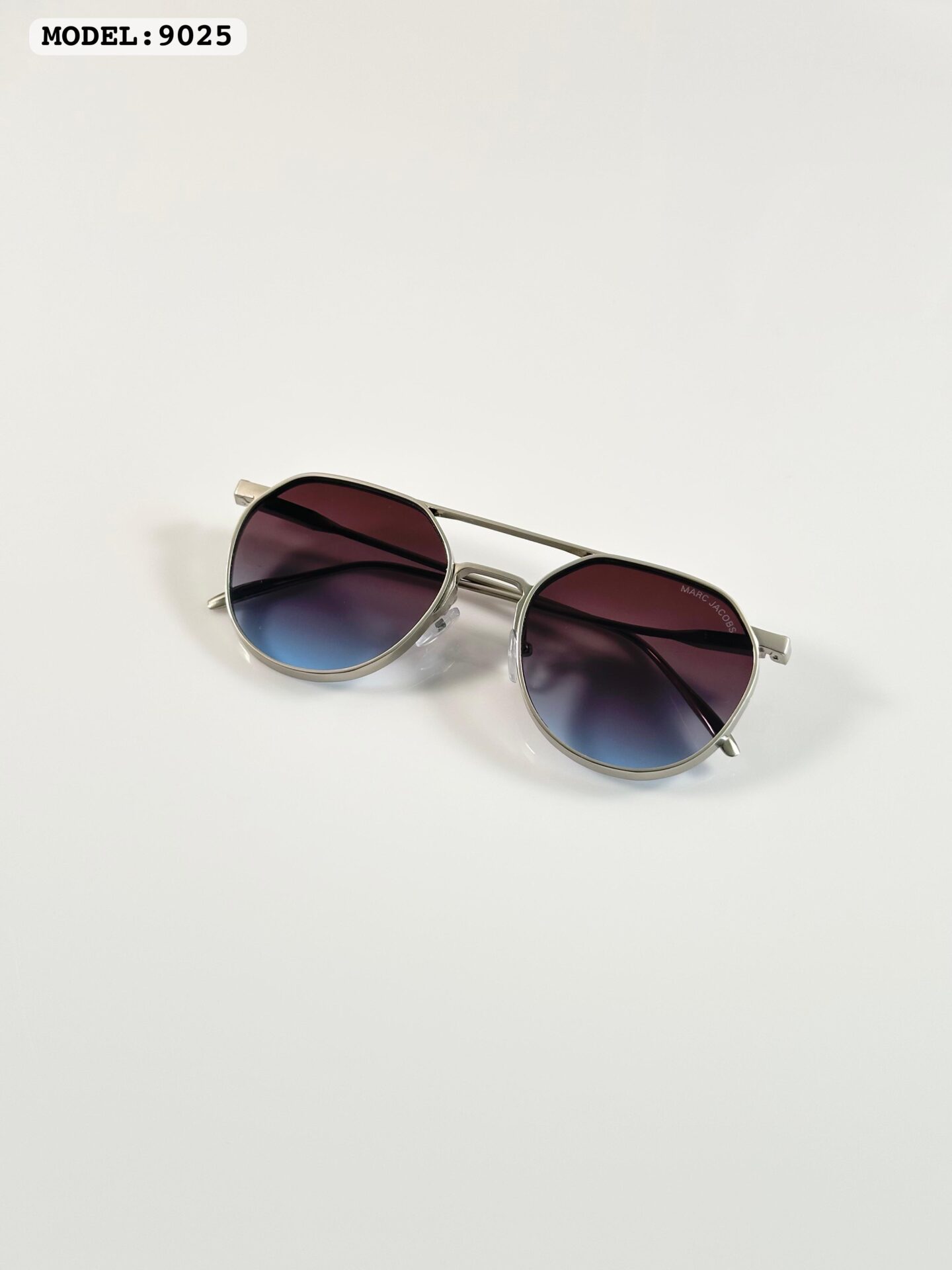 Marc Jacobs 9025 Silver Blue Sunglasses