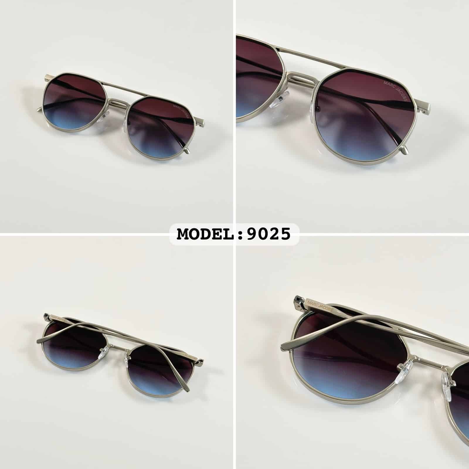 Marc Jacobs 9025 Silver Blue Sunglasses