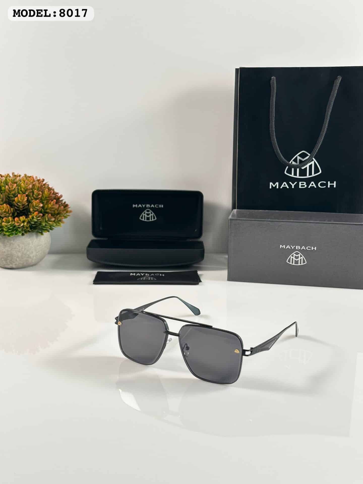 Maybach 8017 Black Sunglasses