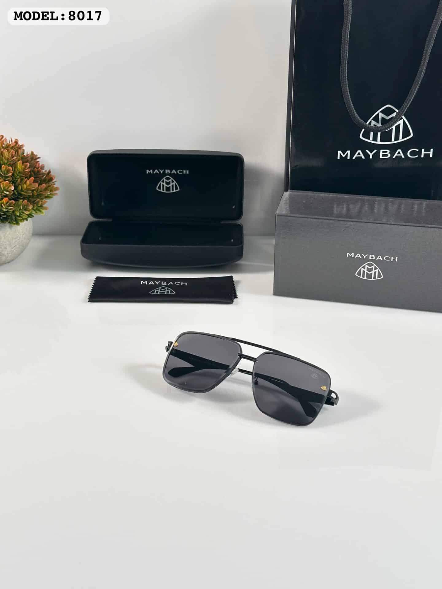 Maybach 8017 Black Sunglasses