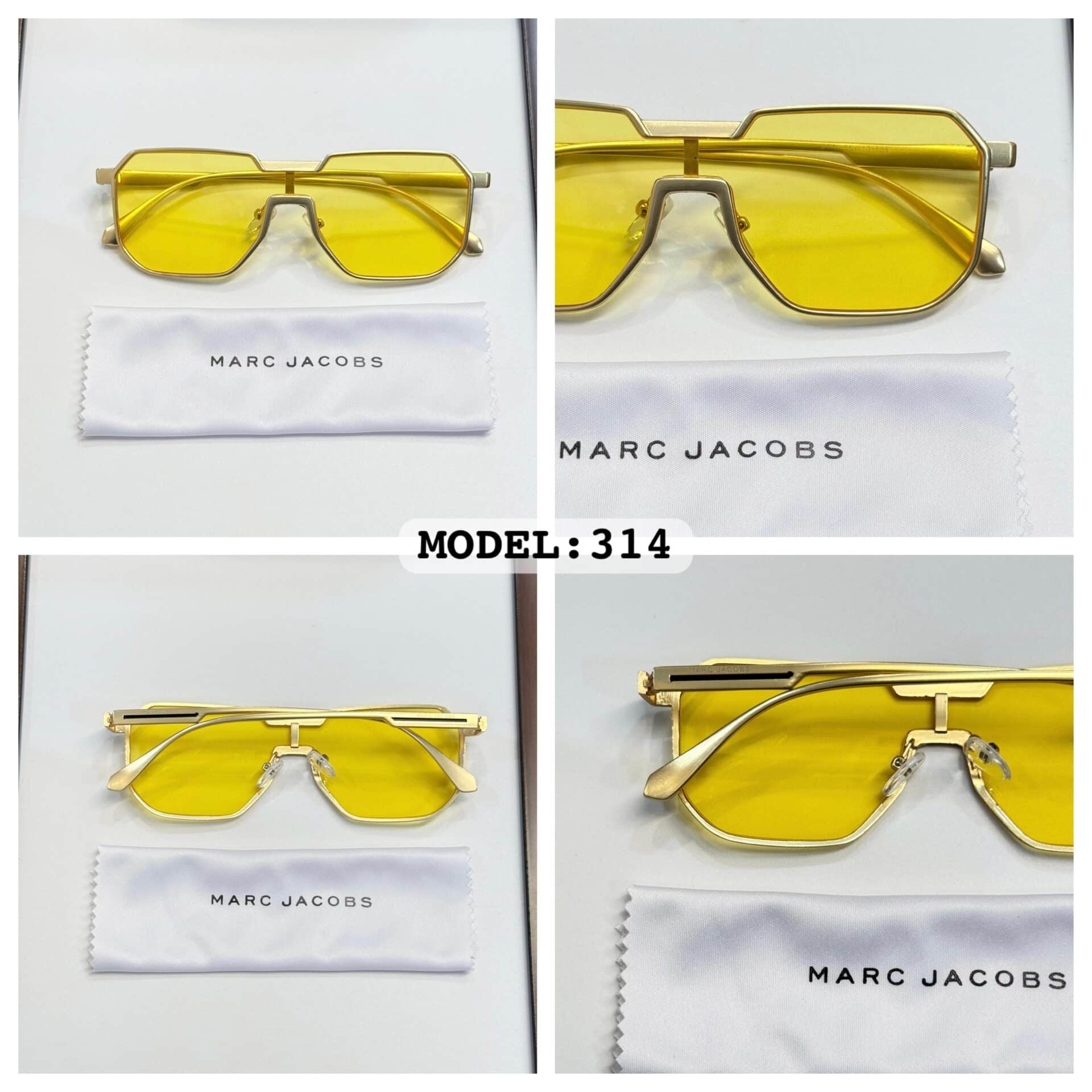 Marc Jacobs 314 Gold Yellow Sunglasses