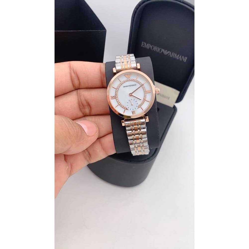 Women's Emporio Armani Watch Round Dial