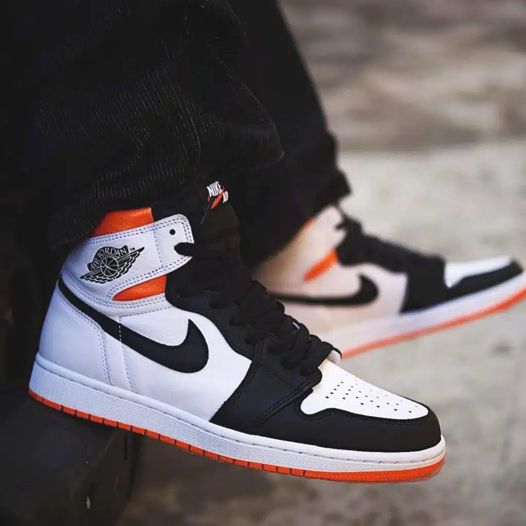 Nike Retro 1 Electro Orange Long Sneakers