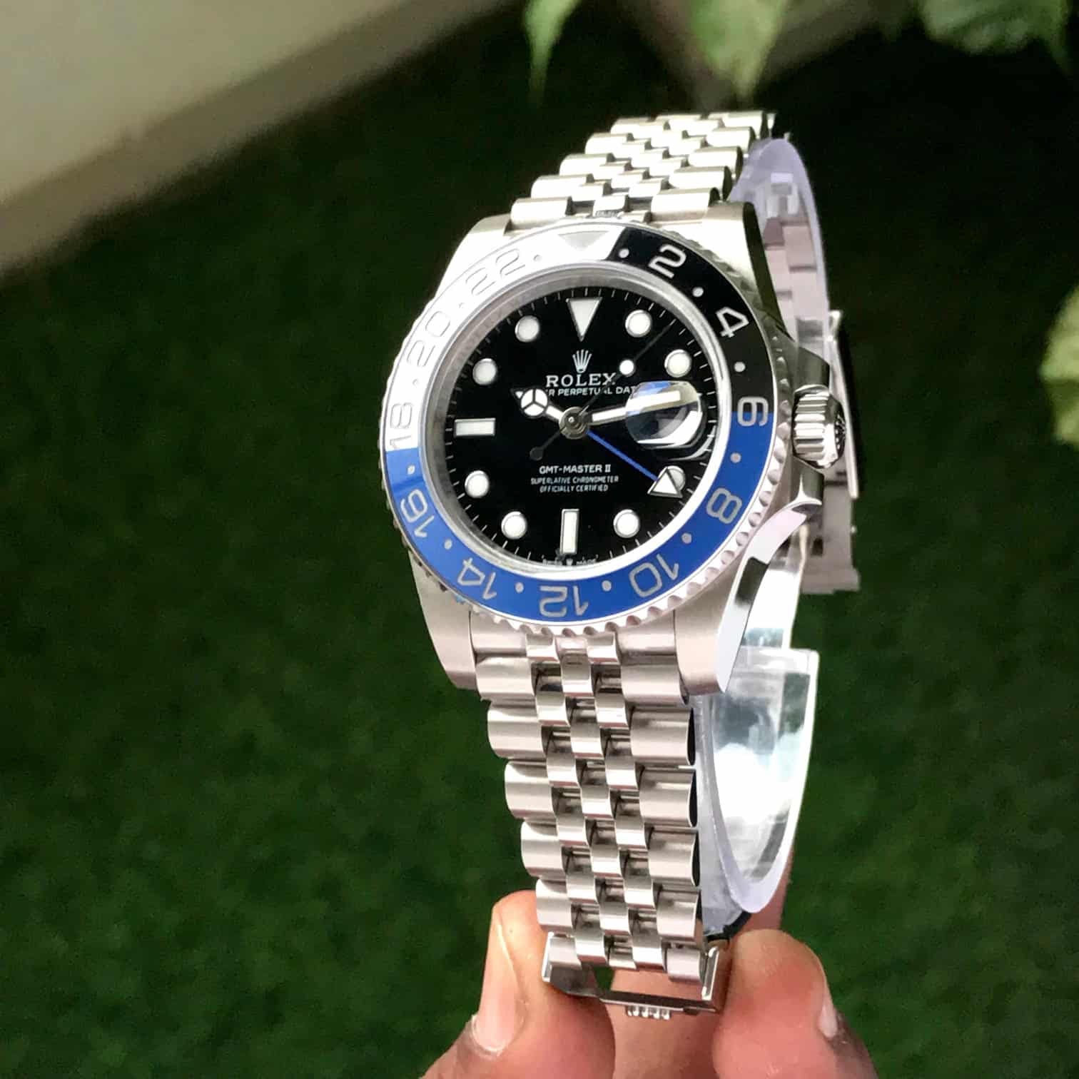 Rolex GMT Master || Batman Edition Swiss ETA Mens Watch