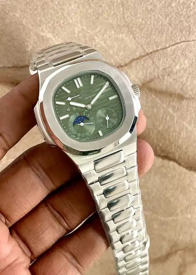 Patek Philippe Nautilus Silver Watch