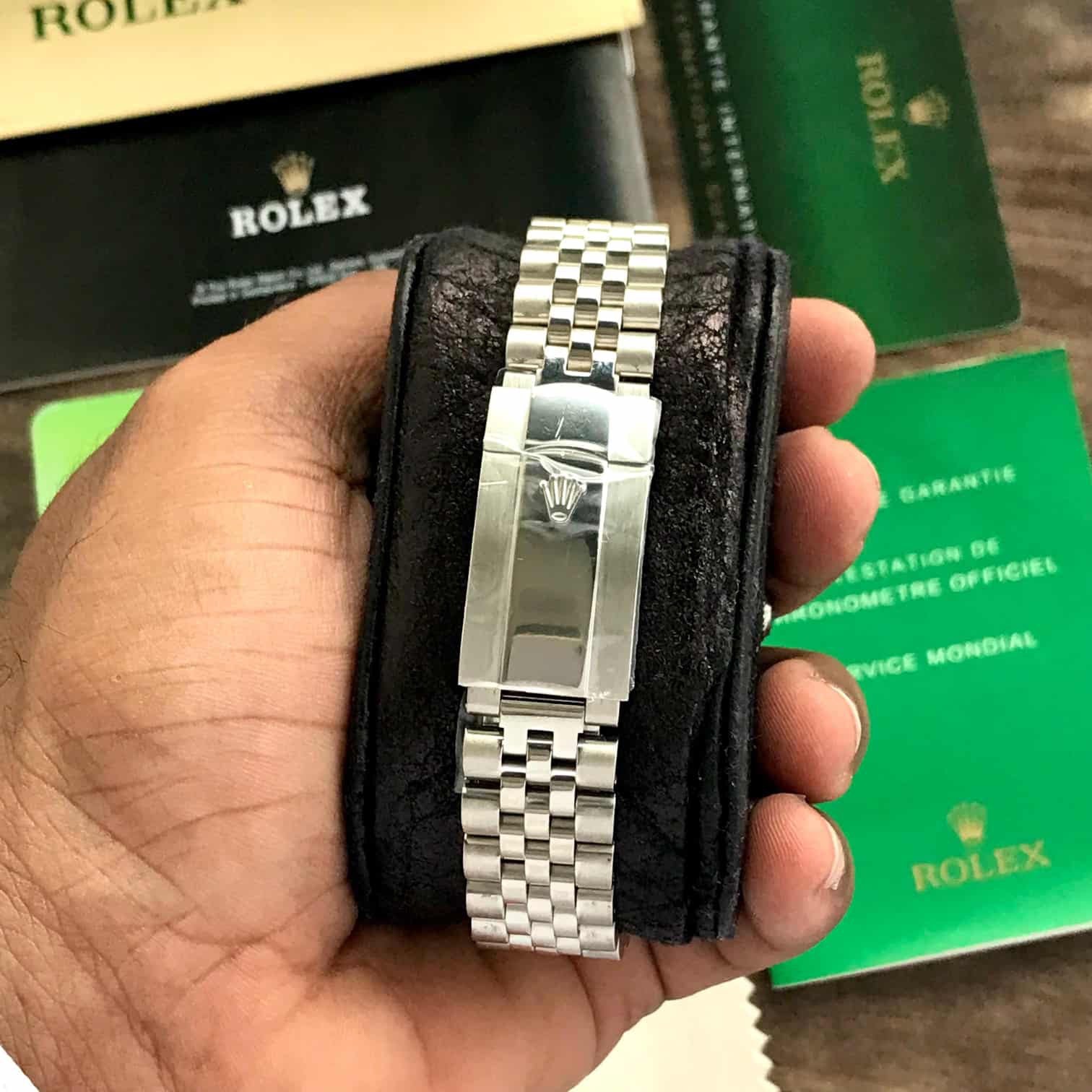 Rolex Date Just 41 Silver Blue Roman Numbers Japanese Automatic Men’s Watch