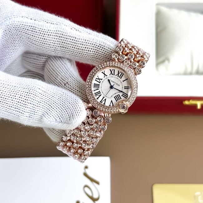Cartier Ballon Golden Watch