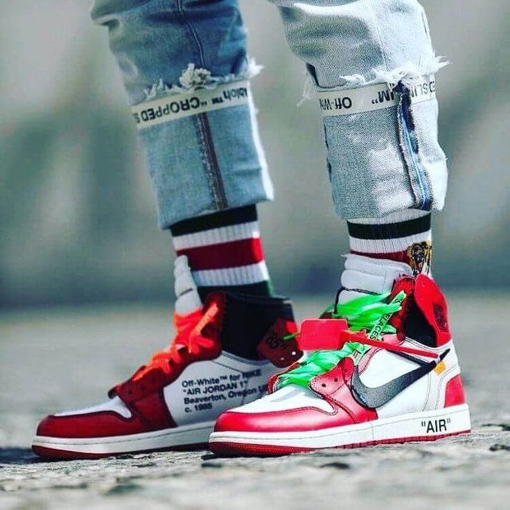 Nike Retro 1 Off-White Chicago High Sneakers