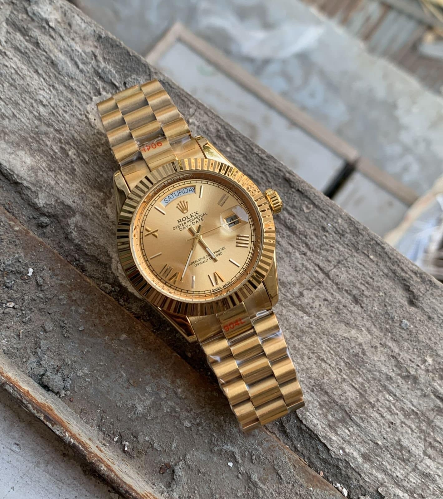 Branded Men's Rolex Oyster Perpetual Day Date Watch