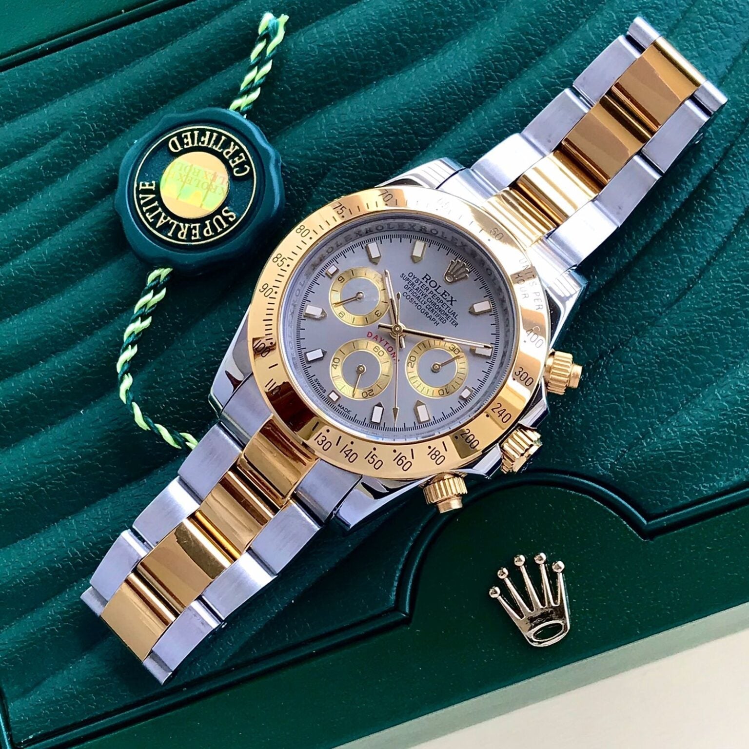 Rolex Cosmograph Daytona Two Tone Gold Automatic Mens Watch