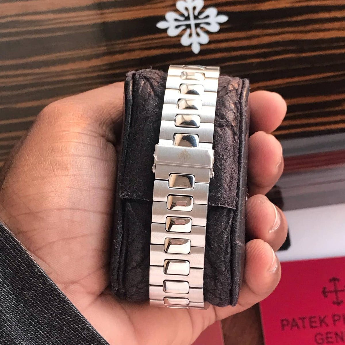 Patek Philippe Cubitus Stainless Steel Olive Green Dial Men’s Watch