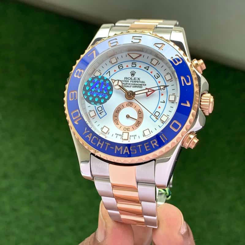 Rolex Yacht Master Two Tone Rose gold Automatic Mens Watch