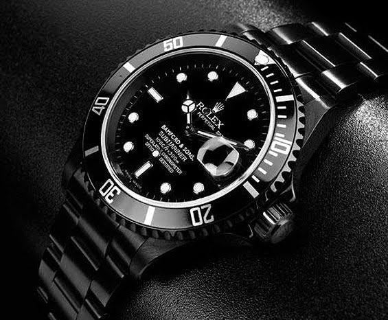 Rolex Submariner Full Black Stainless Steel Japanese Master Quality Mens Watch