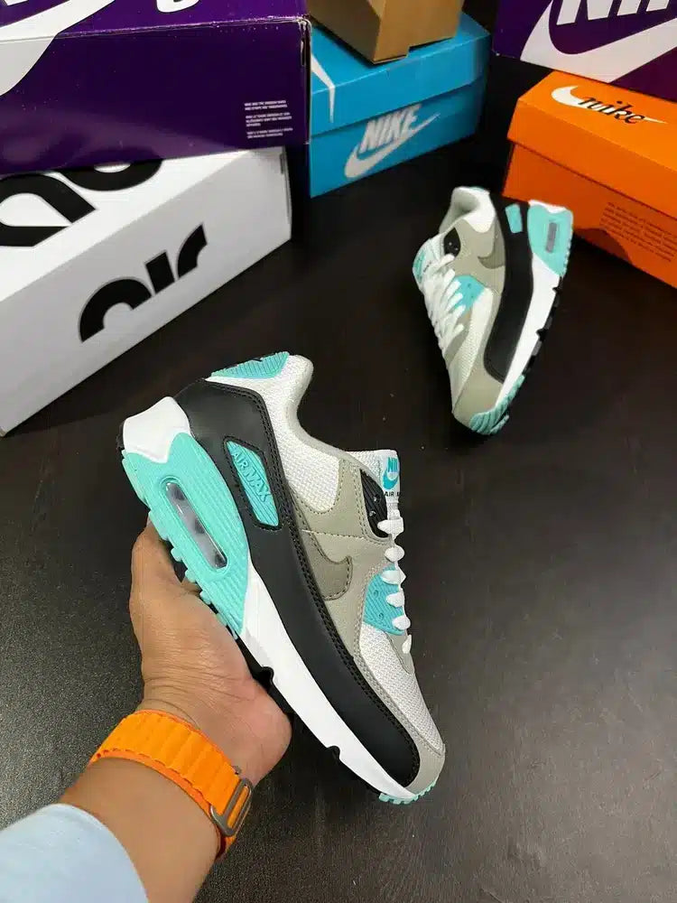 Nike Airmax 90 Girl Cyan Running Shoes