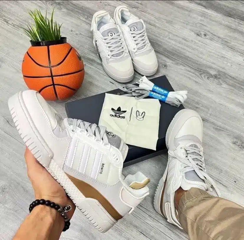 Adidas Bad Bunny Grey Sneakers