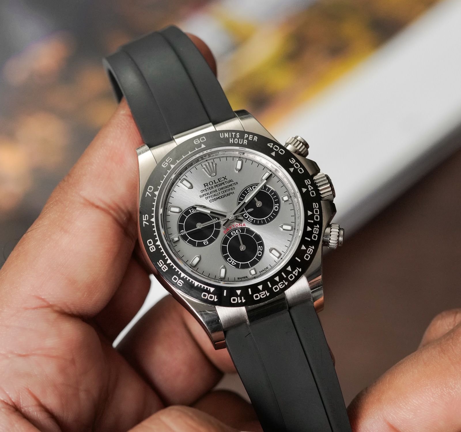 Rolex Daytona Silver Grey Dial Automatic Watch