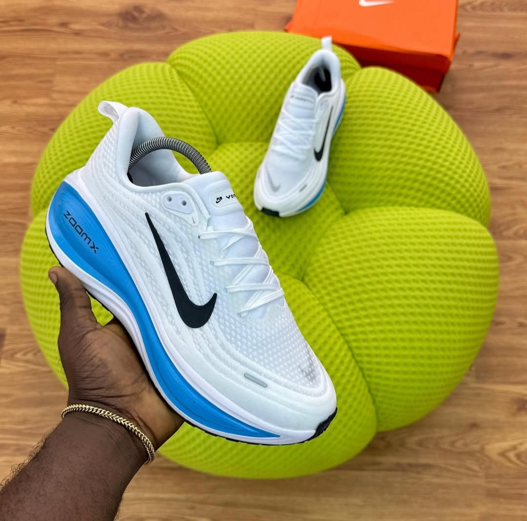 Nike Vomero Plus White Blue Running Shoes