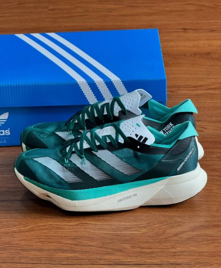 Adidas Adizero Pro 3 Teal Running Shoes