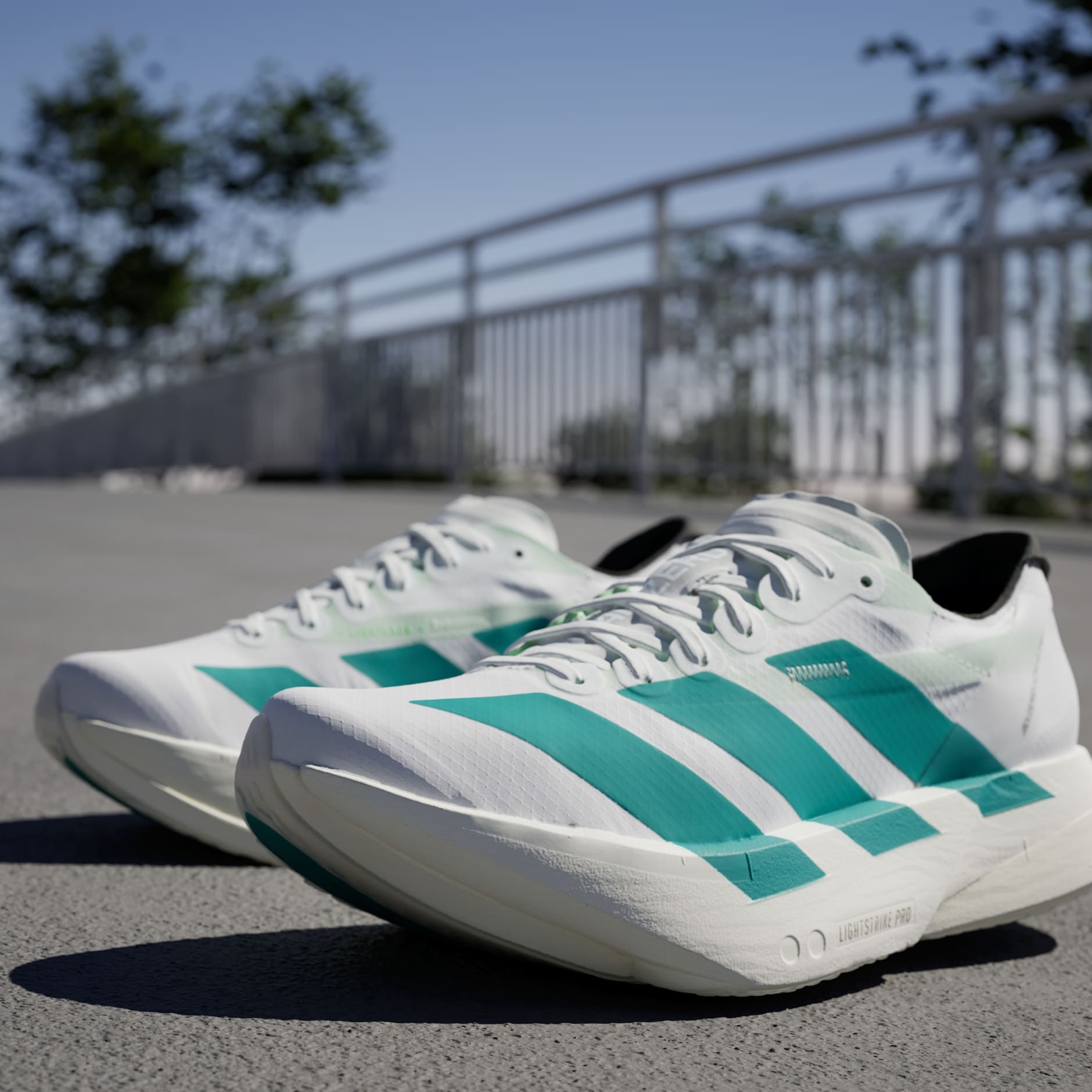 Adidas Adizero Pro 4 Cloud White Running Shoes