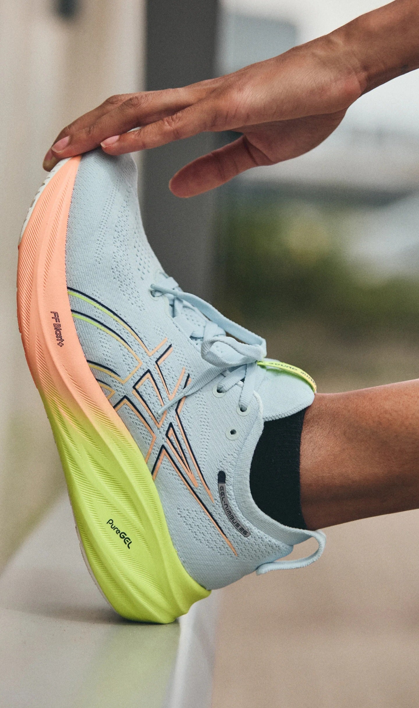 Asics Gel Cumulus 26 Cool Grey Running Shoes