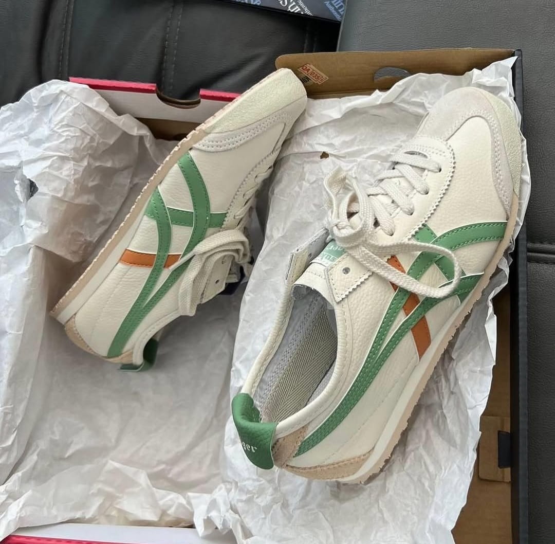 Onitsuka Tiger Mexico 66 Cream Green Sneakers