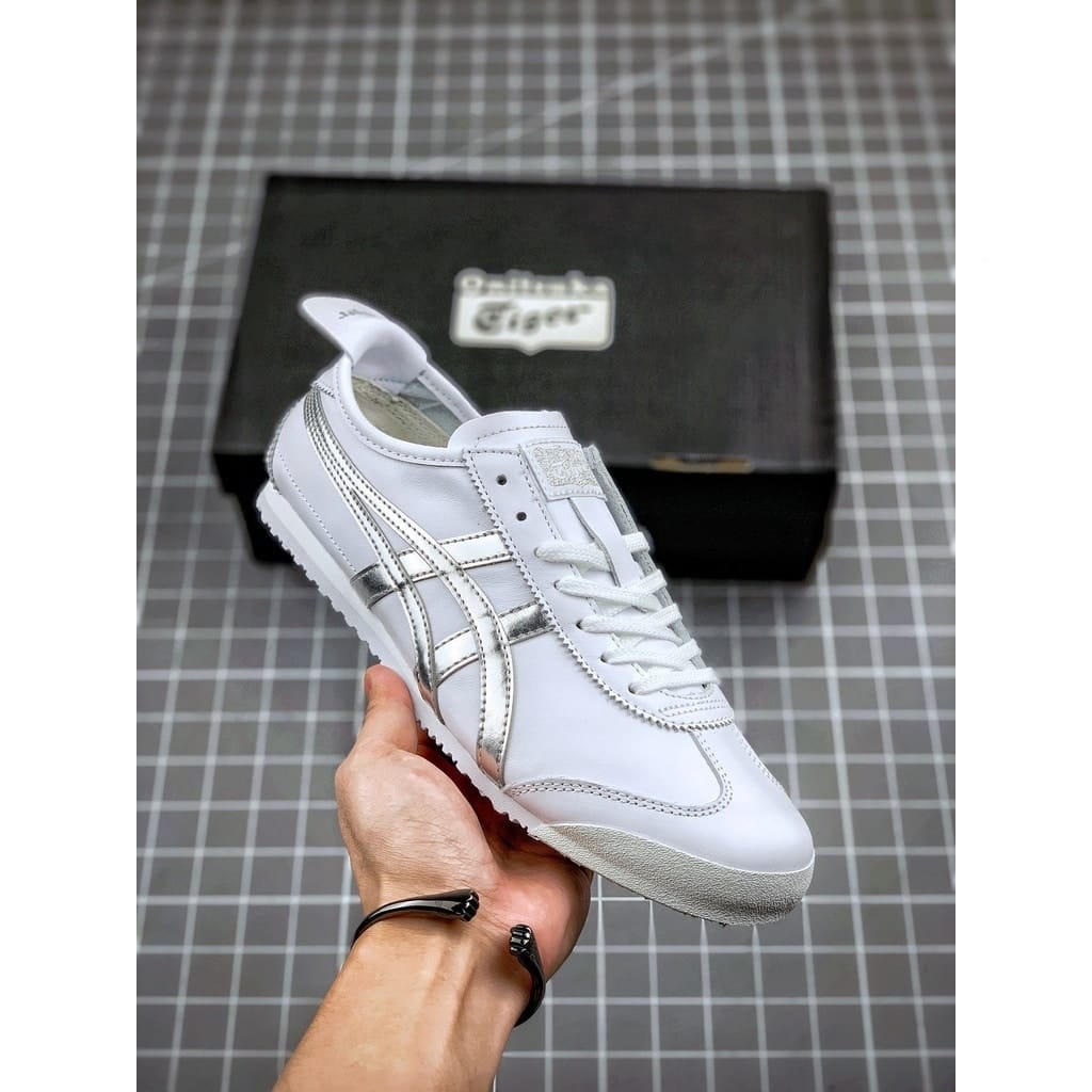 Onitsuka Tiger Mexico 66 White Silver Sneakers
