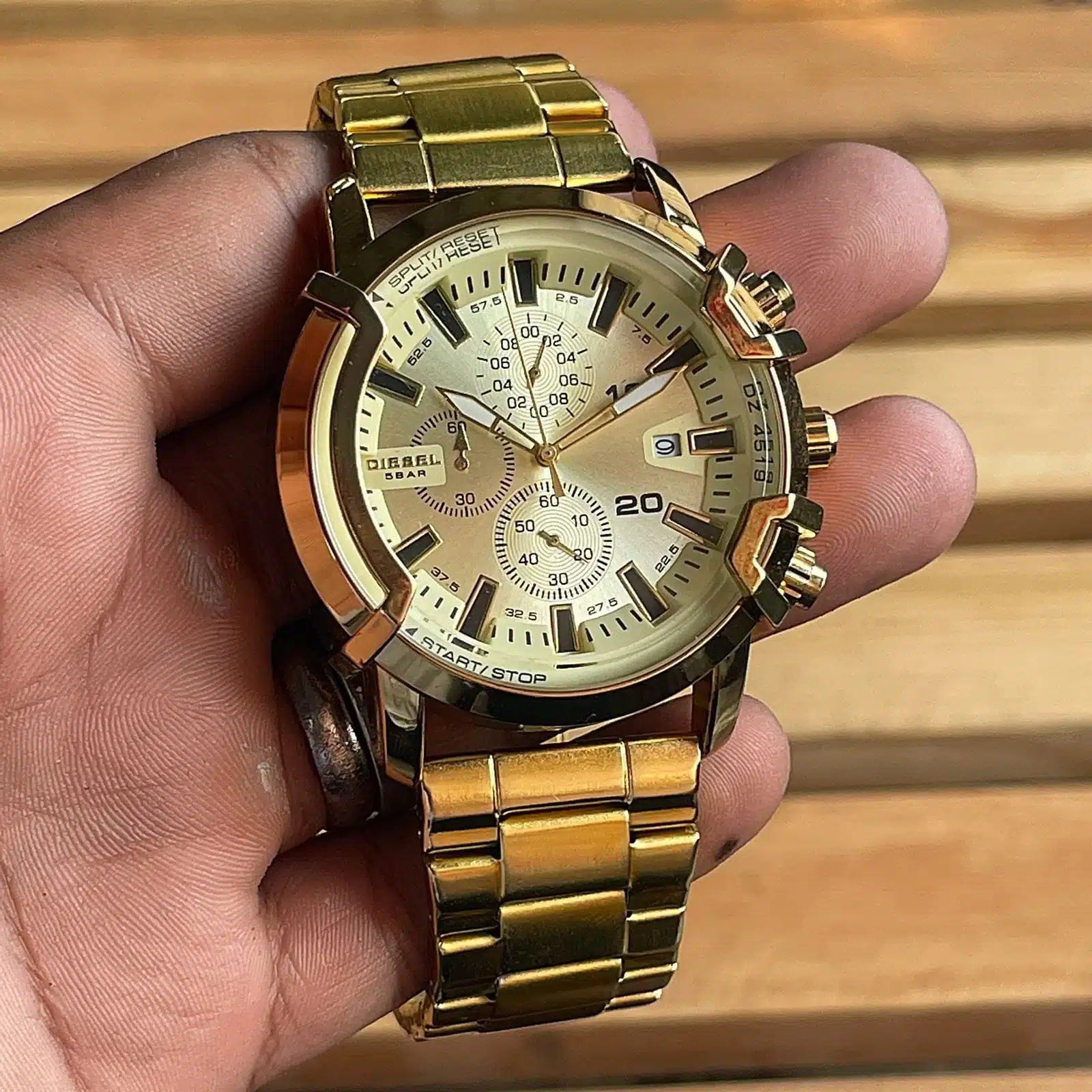 Branded 5 BAR Golden Metal Collection For Men » Mega Fashion