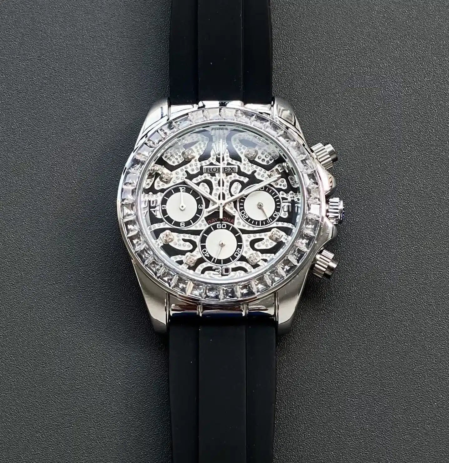 Branded Black Fiber Strap Collection For Men's » Mega Fashion