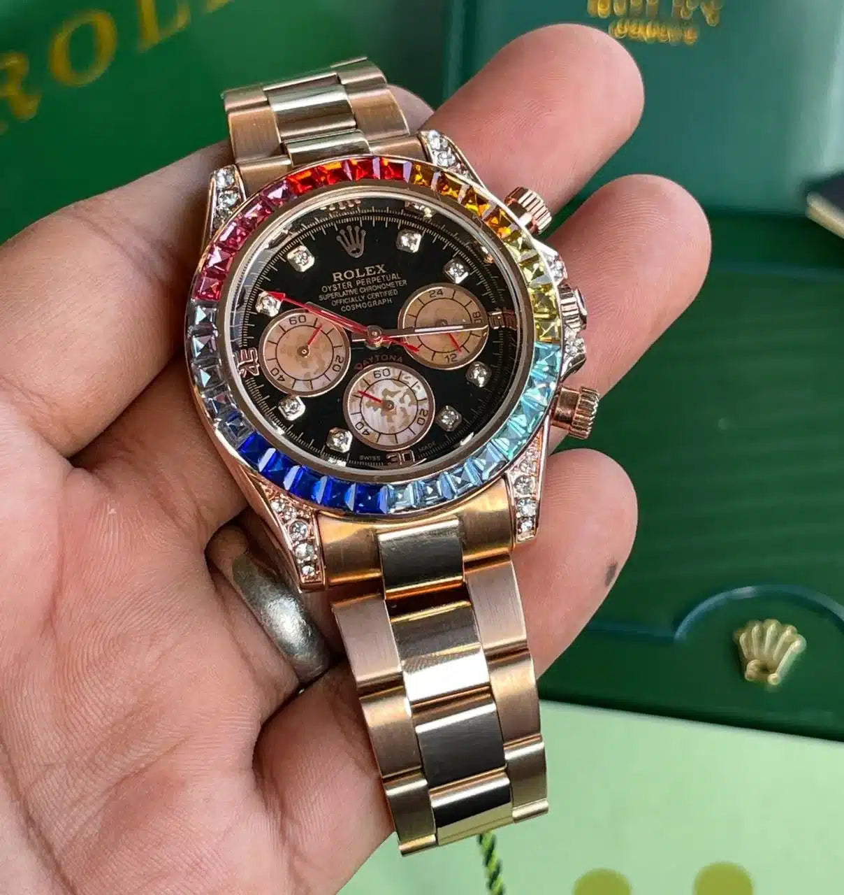 Branded Men's Rainbow Rose Gold Collection For Men » Mega Fashion