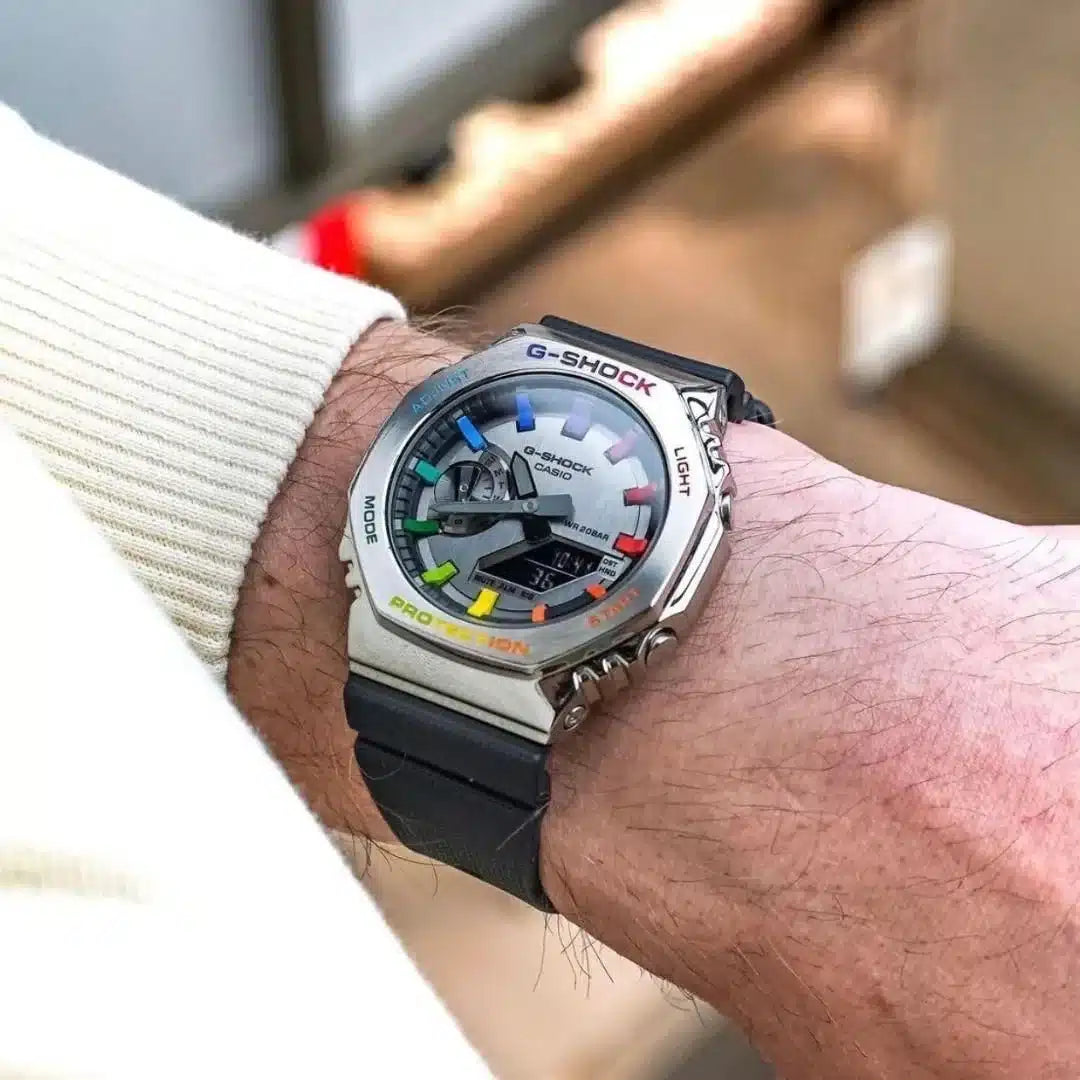 Branded GA2100 Rainbow eidtion colour For Men » Mega Fashion