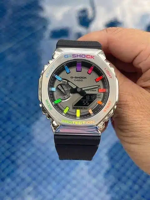 Branded GA2100 Rainbow eidtion colour For Men » Mega Fashion