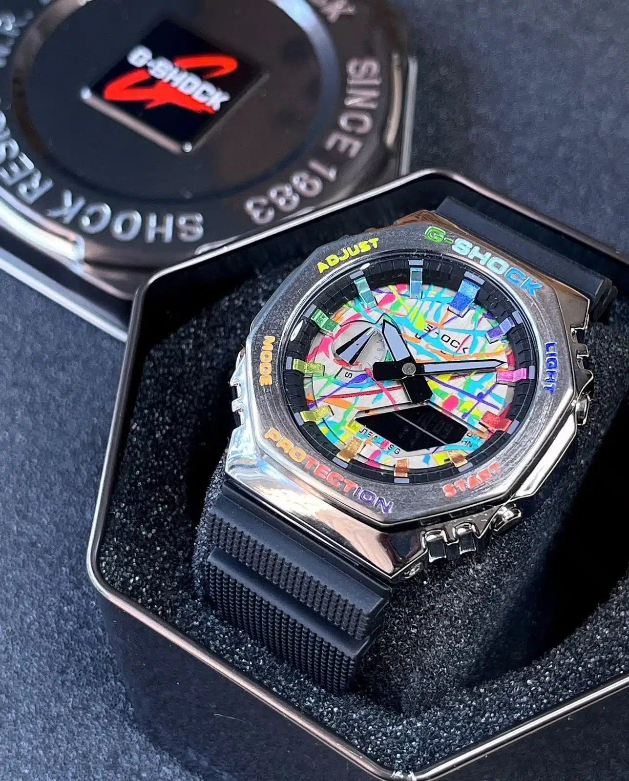 Branded GA2100 Steel Prism Limited Producer Michael Edition For Men » Mega Fashion