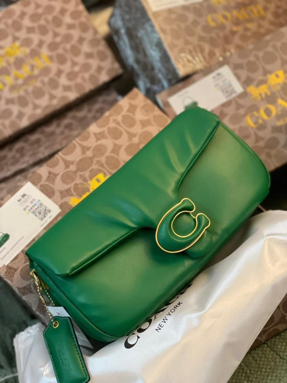 Coach Bag Tabby Pillow 18 Mini With Box