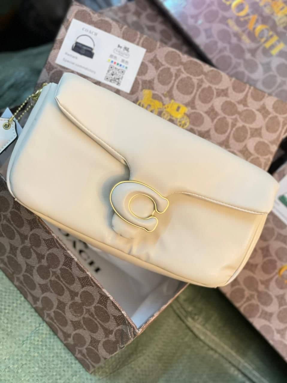 Coach Bag Tabby Pillow 18 Mini With Box
