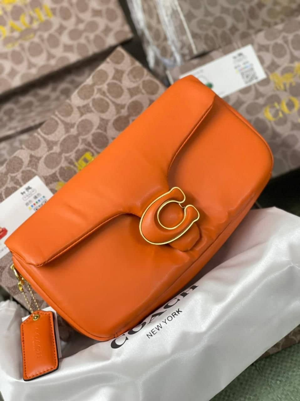 Coach Bag Tabby Pillow 18 Mini With Box