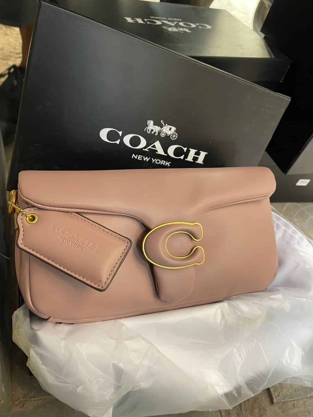 Coach Bag Tabby Pillow 18 Mini With Box