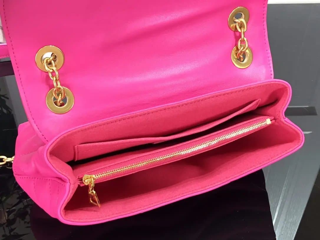 LV Pink chain shoulder sling bag