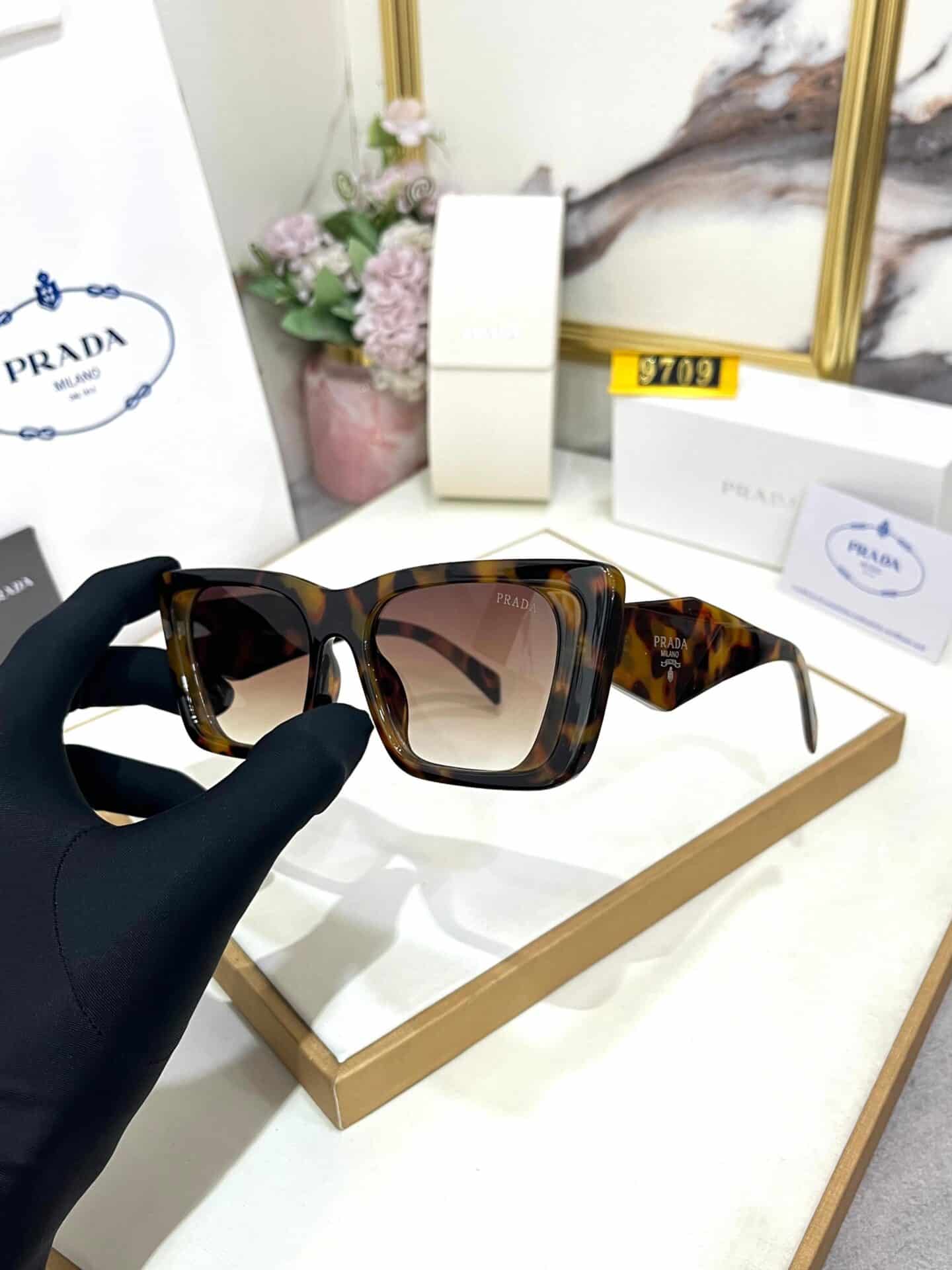 Prada Milano Brown Sunglasses