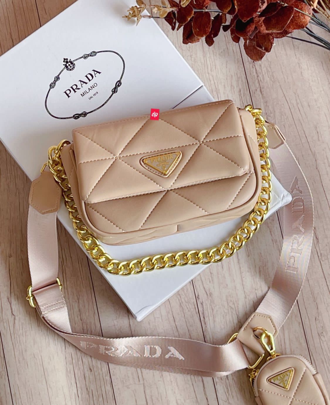 Premium Prada Bagpack With Dust Bag