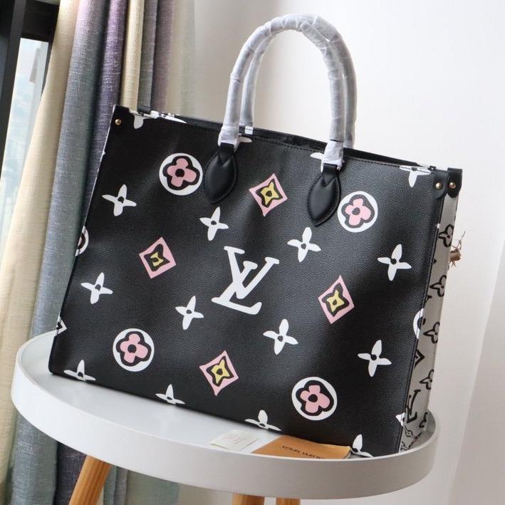 Louis Vuitton Onthego Leather Handbag