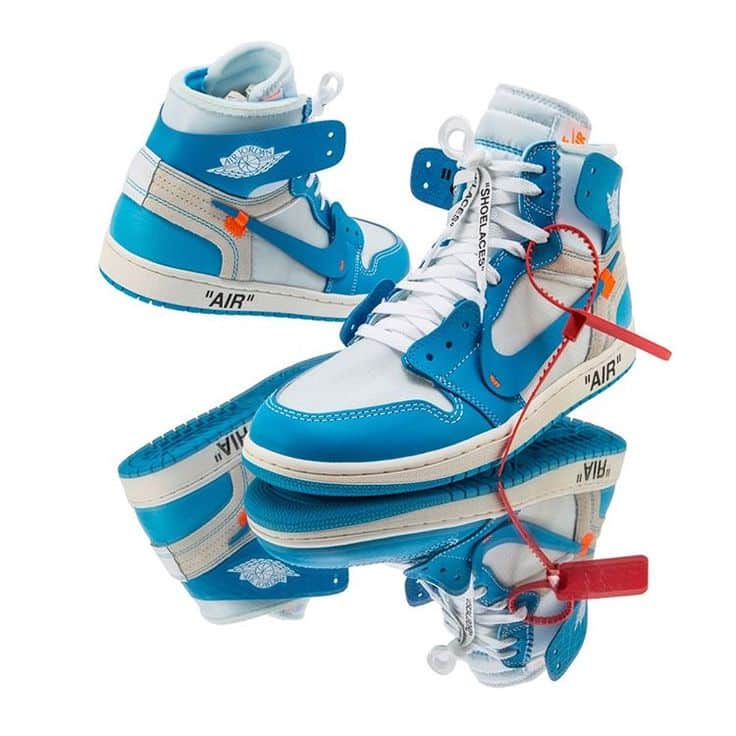 Nike Retro 1 Off-White Blue High UNC Sneakers