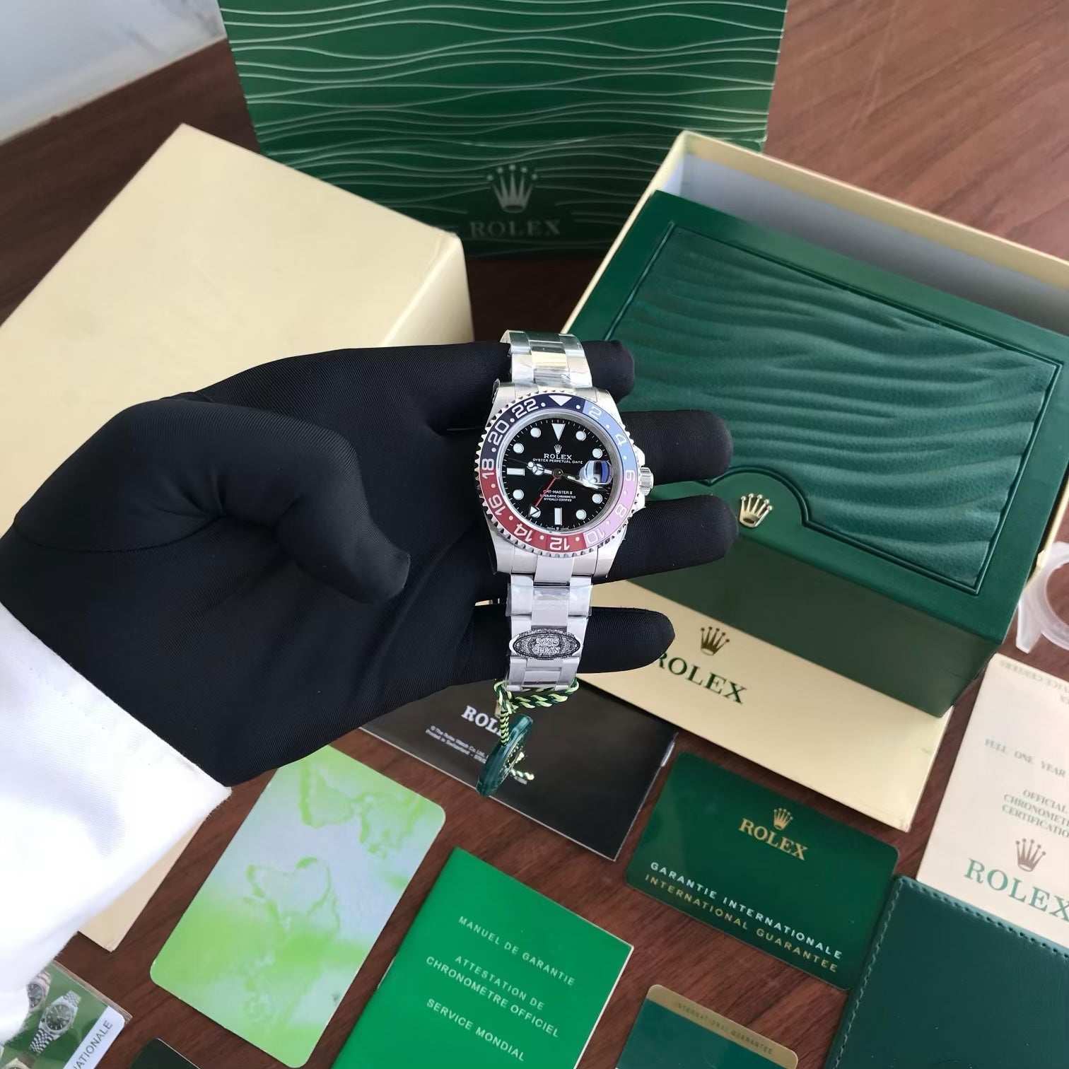 Rolex GMT Matser || Pepsi Edition Swiss ETA Automatic Mens Watch